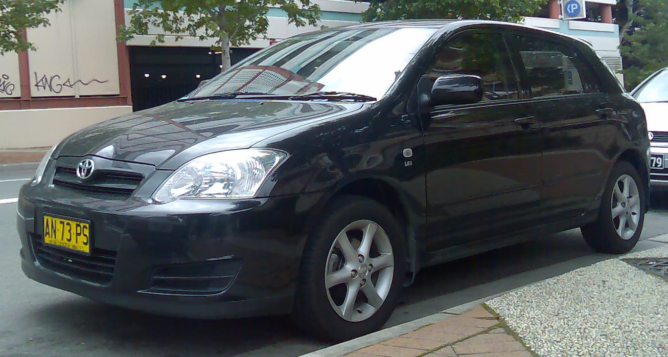A Toyota Corolla Ascent Sport hatchback