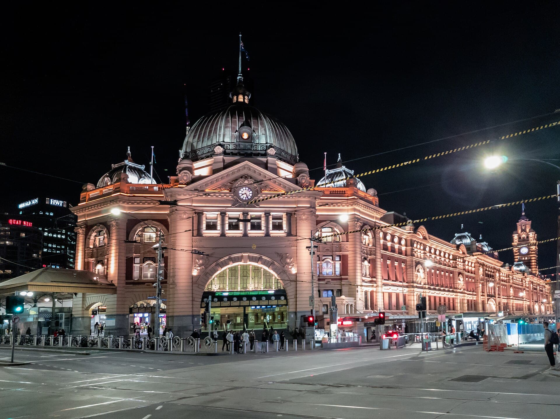 Flinders Street railway station in Melbourne